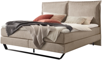 Celina Boxspringbett schwarz Polyester/Polyamid/Viskose 203cm x 192cm x 128cm