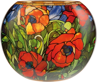 Goebel / Louis Comfort Tiffany - Orientalische Mohnblume,Tischlampe,Tiffany - Orientalische Mohnblume,35,0cm x 13,0cm x 30,0cm / Glas / 35,0cm x 13,0cm x 30,0cm
