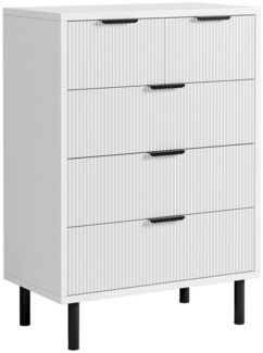GarveeMore Kommode Kommode mit 5 Schubladen Sideboard Schubladenschrank 70x40x95cm