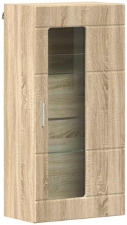 vidaXL Wandmontierter Schrank mit Regal Sonoma-Eiche 55 x 29 x 100 cm 880223