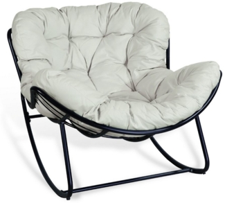 CCLIFE Schaukelsessel Schaukelstuhl Schaukelsessel Relaxstuhl Belastbarkeit 150KG