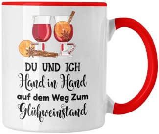 Trendation Tasse Trendation - Glühwein Tasse Lustig Spruch Glühweinbecher mit Henkel Do