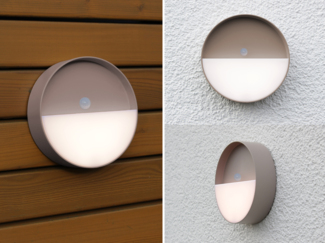 Akku Wandleuchten 2er SET mit Bewegungsmelder Innen & Außen, zum Kleben, Ø15cm