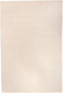 Morgenland Gabbeh Teppich - Uni - rechteckig - 60 x 40 - Naturweiß