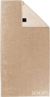 JOOP! Handtuch JOOP! Handtuchserie Classic Doubleface 1600-30 sand, 100% Baumwolle