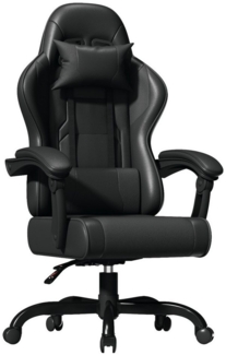 HOMALL Gaming Chair ergonomischer Gaming Stuhl Bürostuhl mit Massagefunktion, Fußstütze
