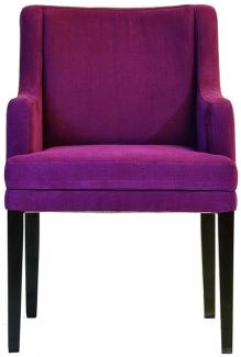 Casa Padrino Designer Esszimmer Stuhl ModEF 285 Burgundy / Schwarz - Hoteleinrichtung