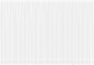 vidaXL Spitzenvorhang mit Vorhängen Weiß 600x245cm Polyester 4107822