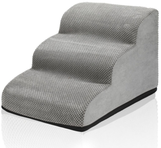 Clanmacy Hunderampe Hundetreppe Einstieghilfe Katzentreppe Haustiertreppe 3/4-stufige, Anti Rutsch