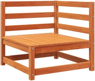vidaXL Garten-Ecksofa Wachsbraun 70x70x67 cm Massivholz Kiefer 837904
