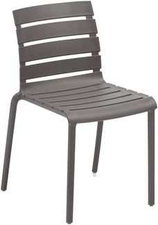 KETTLER PONZA Stapelstuhl grau Kunststoff 51 x 54 x 78