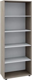 Mehrzweckschrank Kleiderschrank Hochschrank Garderobe Flur Schrank Eiche Dekor