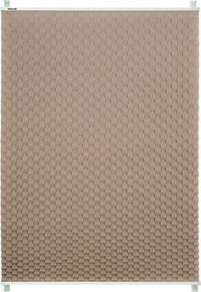 K-home Klemmfix Plissee 3D-Effekt Taupe 85x130 cm