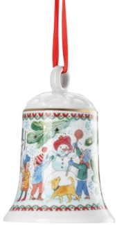 Hutschenreuther Porzellanglocke 12cm Weihnachtsspiele Sammeledition 2025
