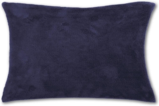 Kissenhülle Kuschel 30 x 50, Auswahl: blau - royalblau mit Füllung