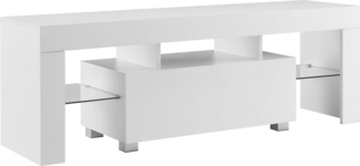 INOSIGN TV-Board Cassy, Hochglanz-Fronten, viel Stauraum und Metallschienen, Breite 130 cm