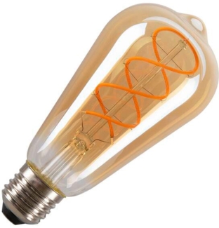 SLV LED ST64, LED-Leuchtmittel, gold, E27, 4W, 1800K - LED Lampen Sockel E27
