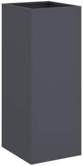 vidaXL Pflanzkübel Anthrazit 32x29x75 cm Stahl 841573