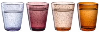 Leonardo BURANO Trinkglas-Set 4-teilig 330 ml warme Farben