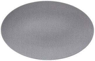 Seltmann Weiden Servierplatte oval 40x26 cm Life Fashion elegant grey 001.743895