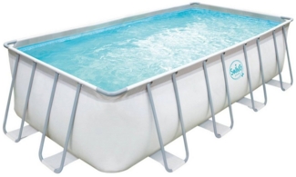PolyGroup Framepool Polygroup Summer Waves Elite Frame Pool hellgrau r (Beckenset), Schneller Aufbau