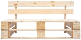vidaXL Outdoor-Bank Paletten Holz 45768