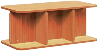 vidaXL Couchtisch Wachsbraun 80 x 39,5 x 33,5 cm Massivholz Kiefer 873522