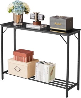 YMYNY Konsolentisch Beistelltisch Eingangstisch Schmaler Sofatisch 107x30x78CM