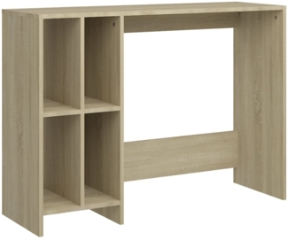 vidaXL Computertisch Sonoma-Eiche 102,5x35x75 cm Holzwerkstoff 808344