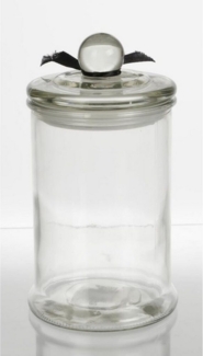 Vorratsglas 640ml transparent Vorratsdose Aufbewahrungsglas Bonbonglas Dekoglas