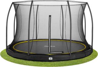 Salta 'Comfort Edition Ground' Rundes Bodentrampolin mit Netz, schwarz, 427 cm