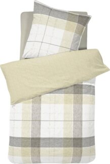 damai Wendebettwäsche Colos, Renforcé (Bio-Baumwolle), 2 teilig, mit großen Karos