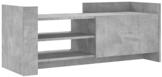 vidaXL TV-Schrank Betongrau 100x35x40 cm Holzwerkstoff 848377