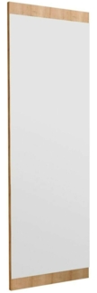 Dmora Spiegel Fiammetta, Spiegel mit Rahmen, Wanddekorationsartikel, Spiegeldekoration, 40x2h120 cm, Eiche