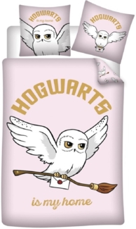 Harry Potter Bettwäsche-Set 140x200 cm Bettbezug und Kissenbezug aus 100% Polyester