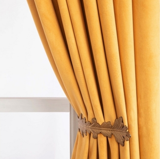 Jibenhome Schiebegardine 2er Samt Verdunkelungsvorhang Kräuselband,Dicken Thermovorhang Vorhang, Vorhänge Samt Blickdicht Gardinen Wohnzimmer Weihnachten