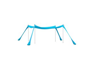 SoBuy Sonnensegel OZT02, Lycra Strandzelt Strandmuschel mit Alu-Stangen Sonnenschutz Tragbar