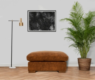 Home affaire Polsterhocker Coray, mit Federn und Daunen