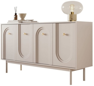 yourhouse24 Kommode LIBERTY 4d Kaschmir, schwarz