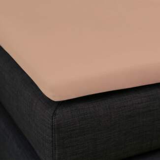 Formesse Bella Donna Boxspring Topper Spannbetttuch La Piccola | 90x200 cm | camel