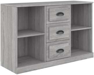 vidaXL Sideboard Grau Sonoma 104,5x35,5x67,5 cm Holzwerkstoff 816238