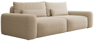Selsey Schlafsofa CARNOS, mit Stauraum, Zierkissen, wasserfestem und kinderfreundlichem Chenille
