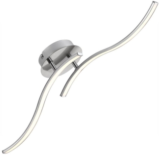 Monzana Ny Bolge LED Deckenleuchte Warmweiß Schwenkbar Wohnzimmer Schlafzimmer Küche Flur Decke Leuchte Lampe Deckenlampe Wohnzimmerlampe Schlafzimmerlampe 2 flammig modern