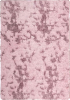vidaXL Teppich Shaggy Hochflor NAVARRA Altrosa 160x230 cm Polyester 4102841