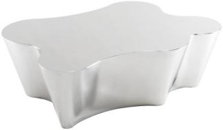 Casa Padrino Luxus Art Deco Designer Couchtisch Edelstahl poliert - Luxus Kollektion