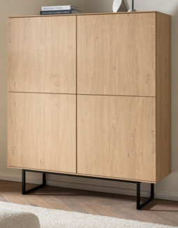 Highboard Breda in Eiche 115x137 cm