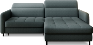 Eltap Gomsi Ecksofa (Manhattan 38) Seite rechte, Dunkelgrün, 165 x 100 x 228 cm