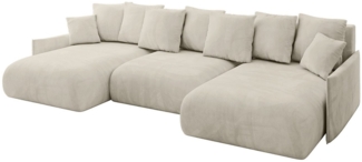 ALTDECOR Wohnlandschaft ONESK-U-v1, Couch mit Schlaffunktion, Wohnzimmer - Ecksofa, Corner Sofa Bett Eckcouch Couch U-Form Schlafcouch Ausziehbar