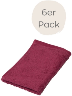 Wewo fashion Gästehandtücher 9517G, Frottee (Packung, 6-St), saugstark