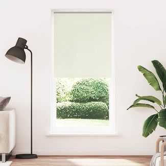 Verdunkelungsrollo, Verdunkelungsvorhänge 84,4 x 230 cm, Stoffbreite 80 cm, Gebrochen Weiß